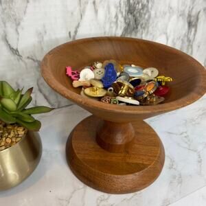Vintage Ozark Walnut Candy Dish